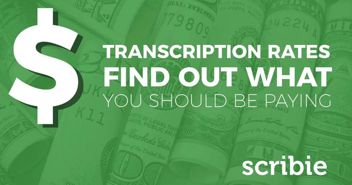Transcription Costs Scribie