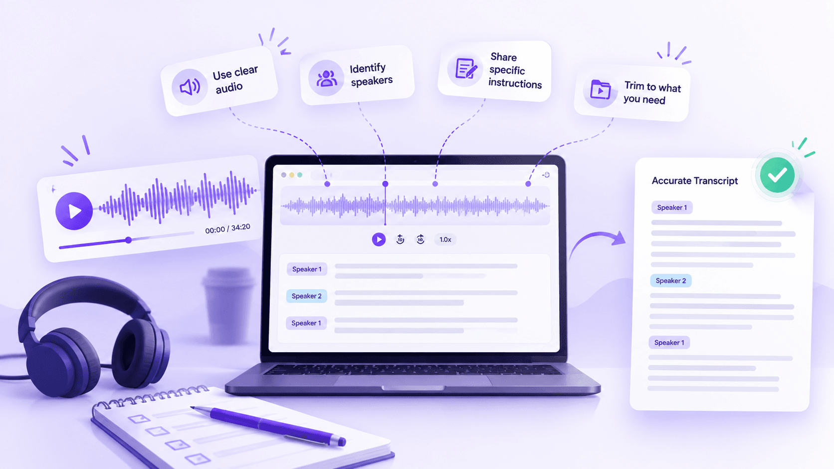 Transcription Tips for Better, More Accurate Transcripts