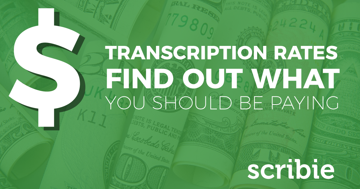 Transcription Costs Scribie