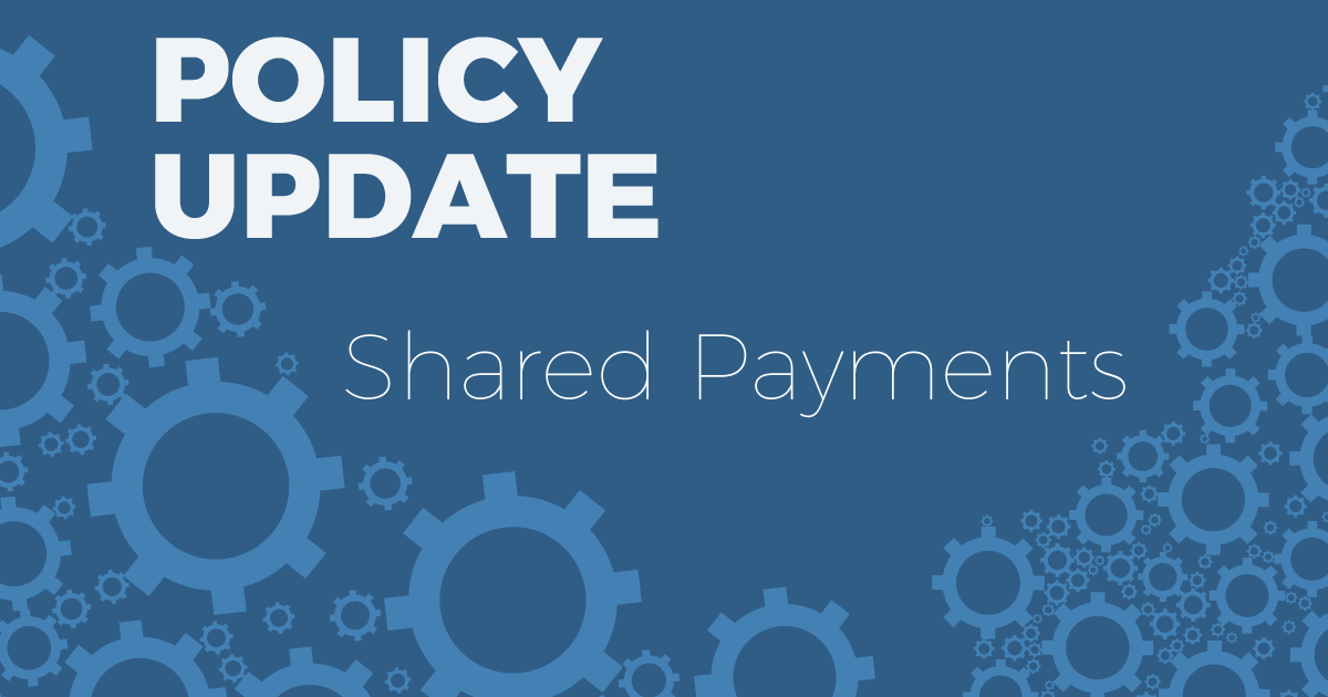 Scribie Policy Update Shared Payments