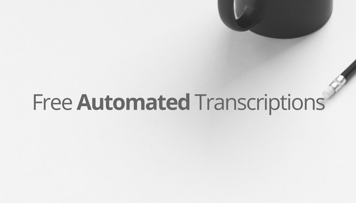 How to get your free automated transcripts from Scribie
