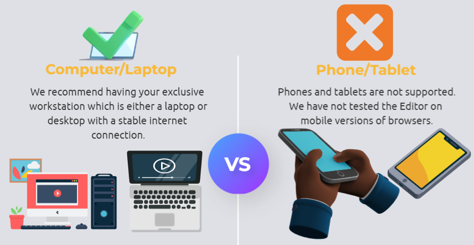 Computer vs Phone or Tablet